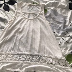 White tank top